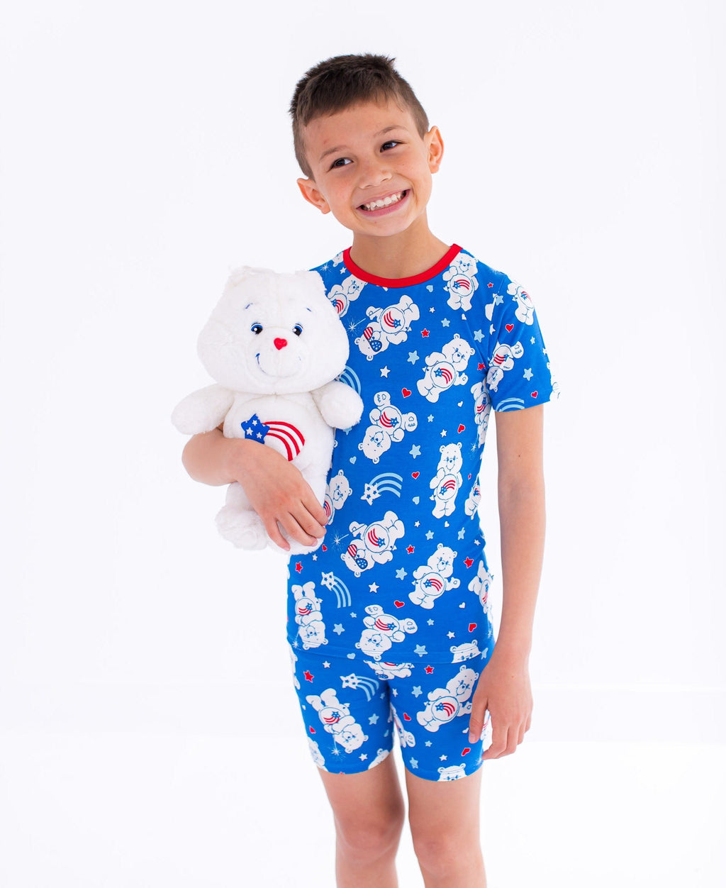 Birdie Bean | Care Bears™ America Cares 2-piece Shorts Pajamas