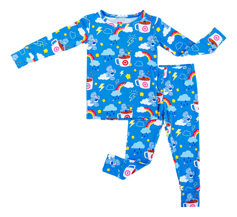 Birdie Bean | Care Bears™ Grumpy Coffee 2-piece Pajamas