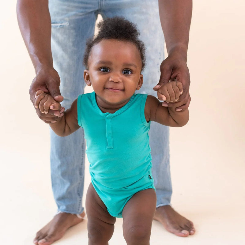 Kyte BABY Sleeveless Bodysuit Caribbean MaeBerry Co