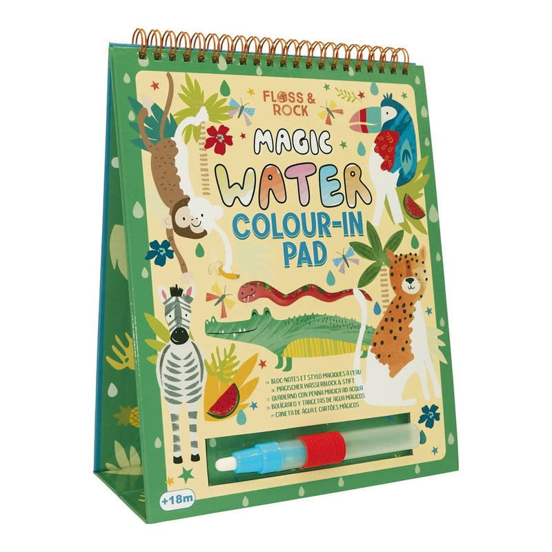 Floss & Rock | Magic Colour Changing Watercard Easel and Pen - Jungle