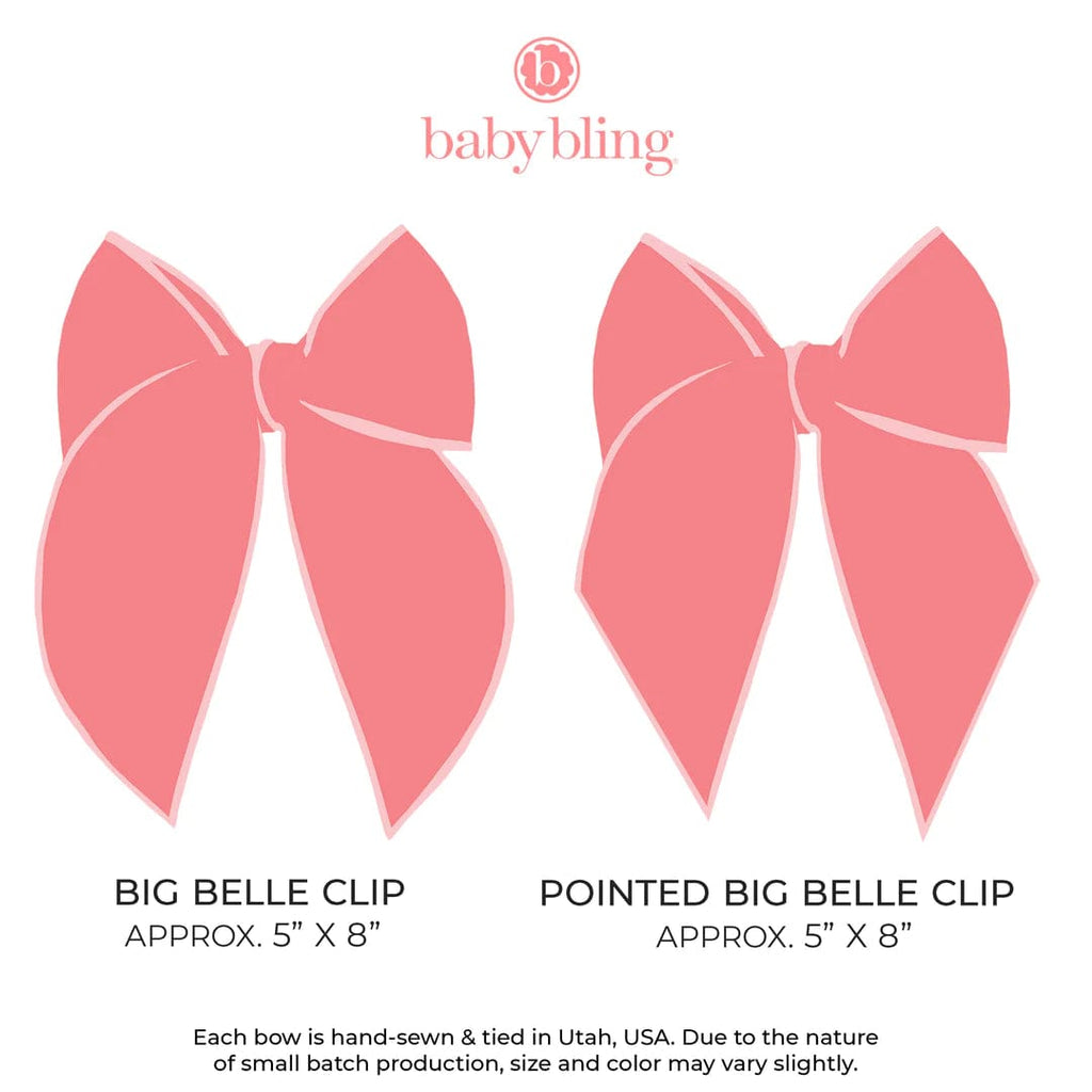 BIG BELLE CLIP: strawberry / blush pink