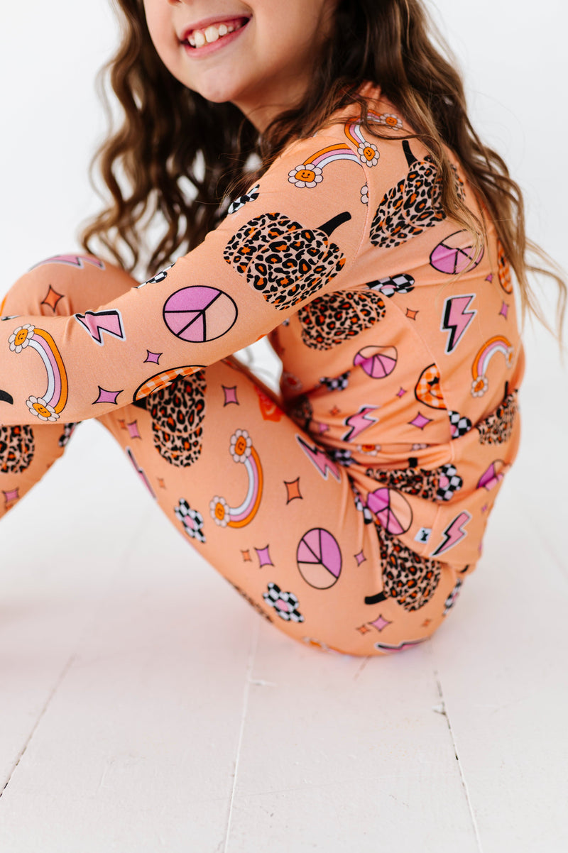 Kiki + Lulu | Cheetah Ghouls Long Sleeve Pajamas