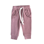 babysprouts | Ruffle Joggers - Burlwood