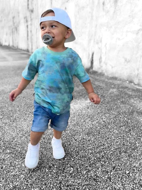 Little Bipsy | Watercolor Tee - Green