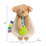 Itzy Lovey Puppy Plush + Teether Toy