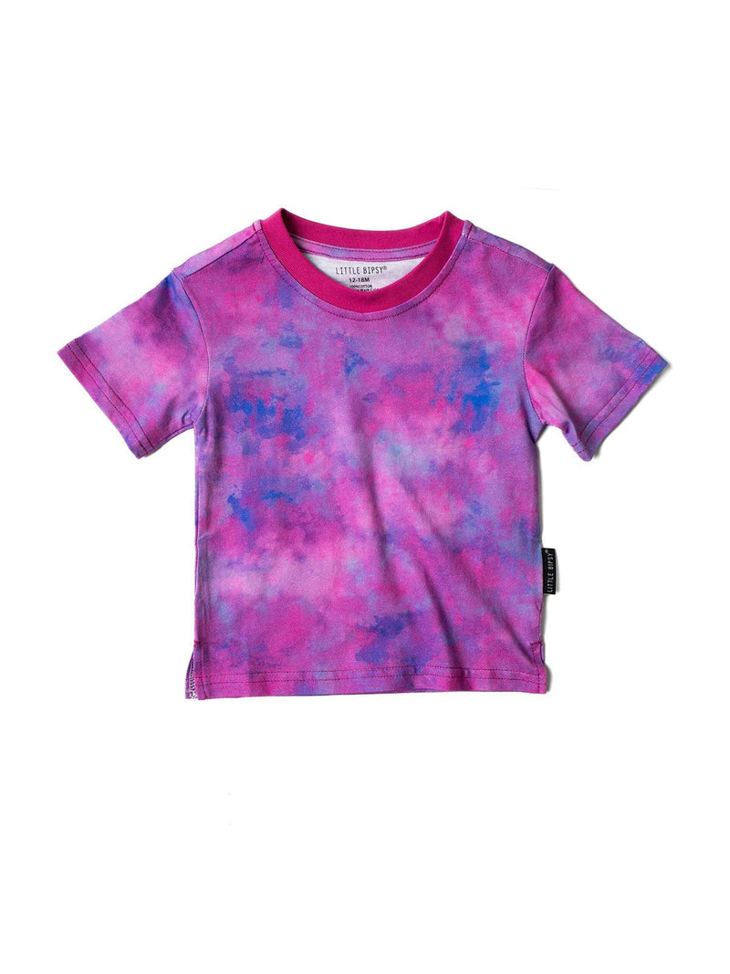 Little Bipsy | Watercolor Tee - Pink