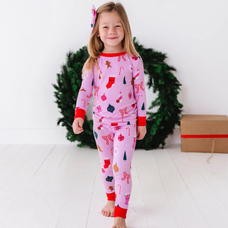 Kiki + Lulu | Merry Pinkmas Long Sleeve Pajamas