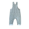 babysprouts | Pocket Overalls - Checkered in Storm