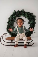 babysprouts | Suspender Overalls - Christmas Truck