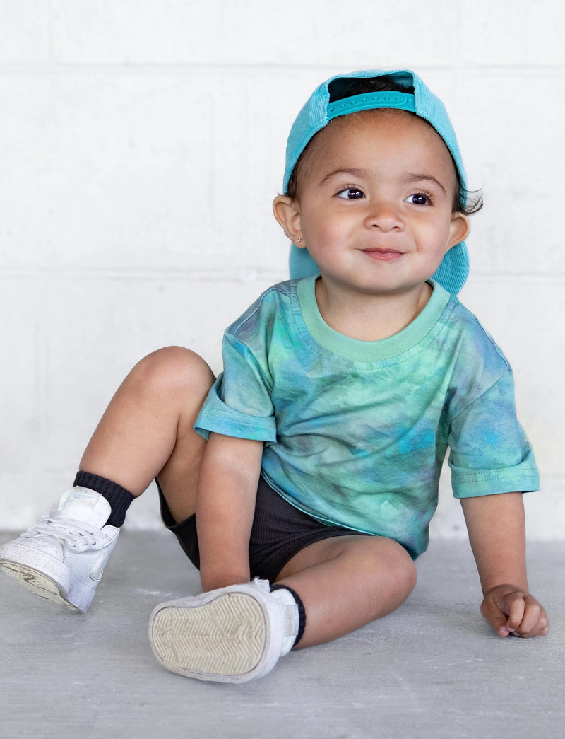 Little Bipsy | Watercolor Tee - Green