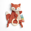 Bitzy Crinkle Fox Sensory Toy with Teether