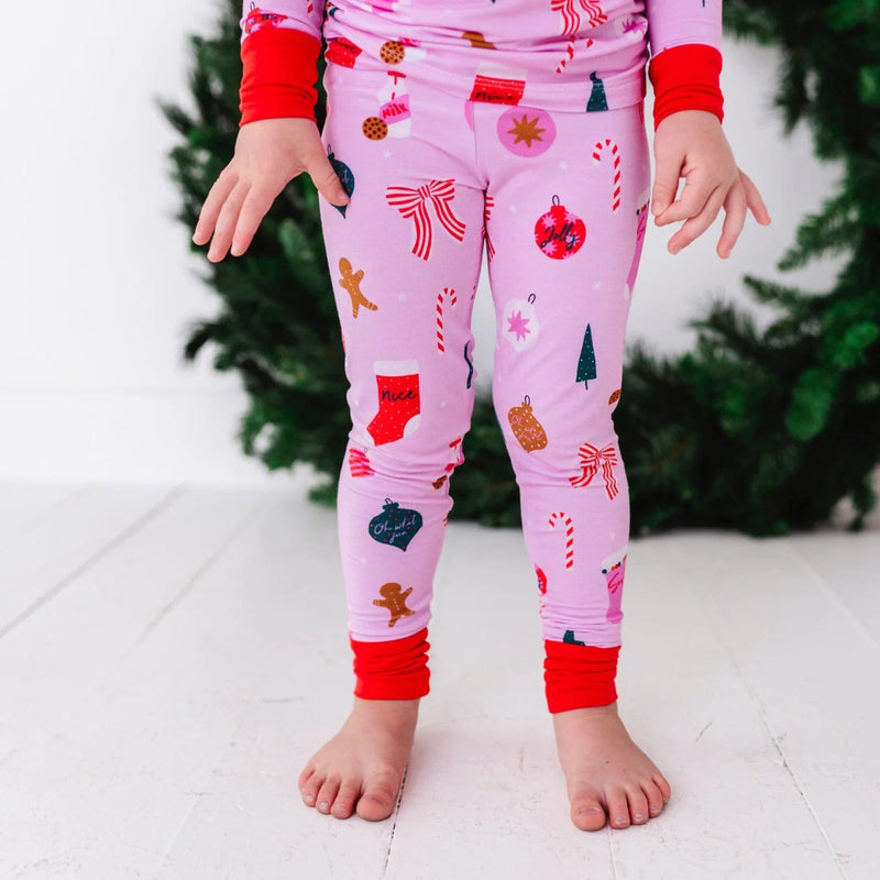 Kiki + Lulu | Merry Pinkmas Long Sleeve Pajamas