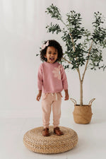 babysprouts | Ruffle Joggers - Blush