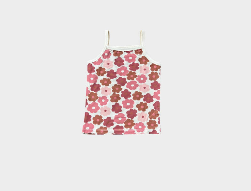 babysprouts | Fitted Tank - Retro Bloom