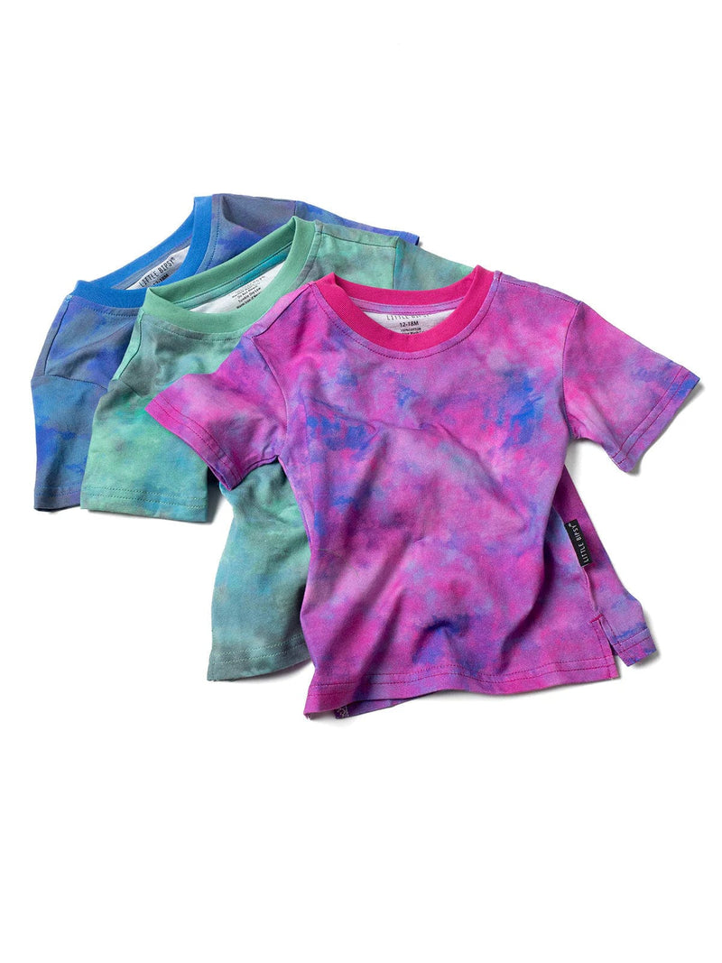 Little Bipsy | Watercolor Tee - Blue