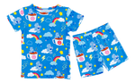Birdie Bean | Care Bears™ Grumpy Coffee 2-piece Shorts Pajamas