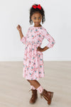 Mila & Rose | Candy Cane Cutie 3/4 Sleeve Pocket Twirl Dress