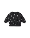 Quincy Mae | Relaxed Fleece Sweatshirt - Crossbones