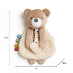 Itzy Lovey Theo Bear Plush + Teether Toy