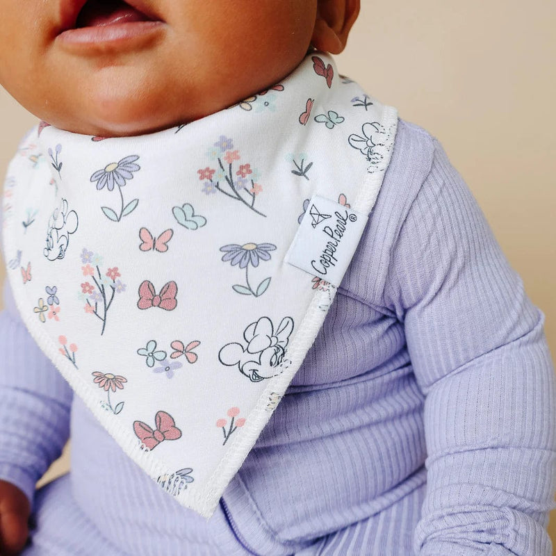 Copper Pearl | Baby Bandana Bibs - Minnie Mouse