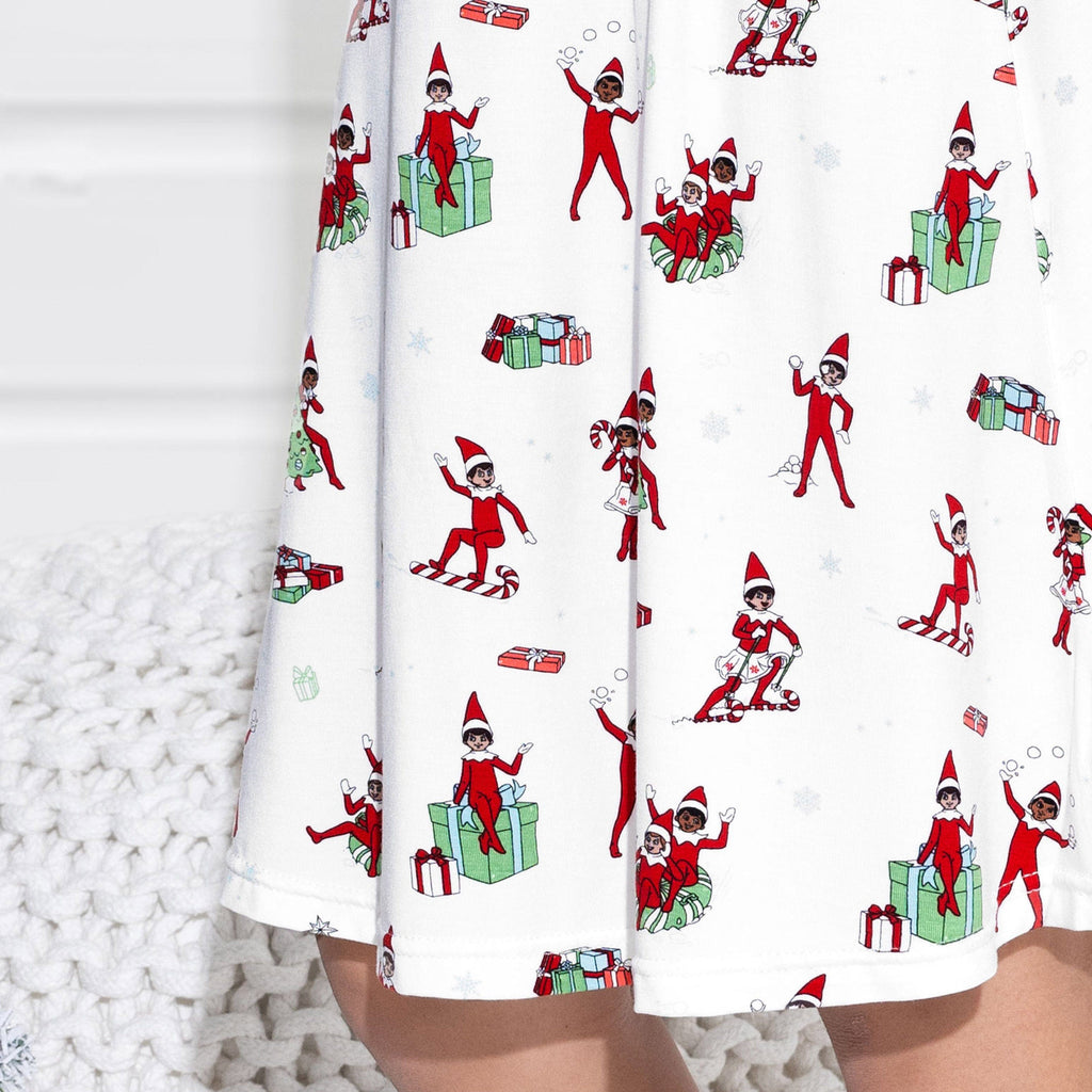 Bellabu Bear | Elf On A Shelf Long Sleeve Dress