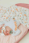 Copper Pearl | Knit Swaddle Blanket - Mickey Mouse’s Boo Bash