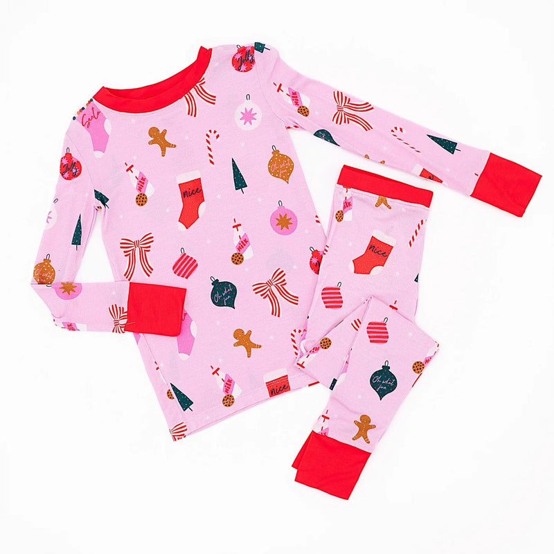 Kiki + Lulu | Merry Pinkmas Long Sleeve Pajamas