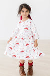 Mila & Rose | Mistletoe Magic 3/4 Sleeve Pocket Twirl Dress