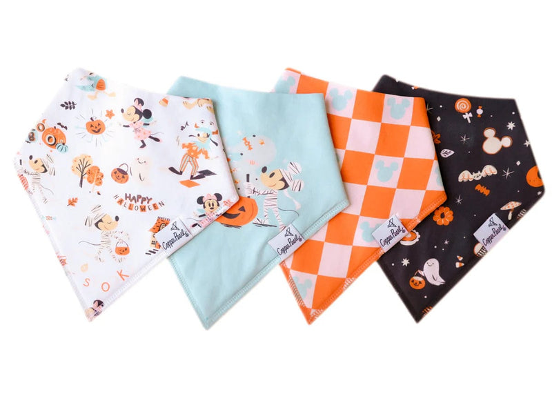 Copper Pearl | Baby Bandana Bibs - Mickey Mouse’s Boo Bash