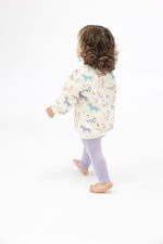 Angel Dear | French Terry Fun Unicorns Puffy Oversized Sweatshirt & Rib Legging