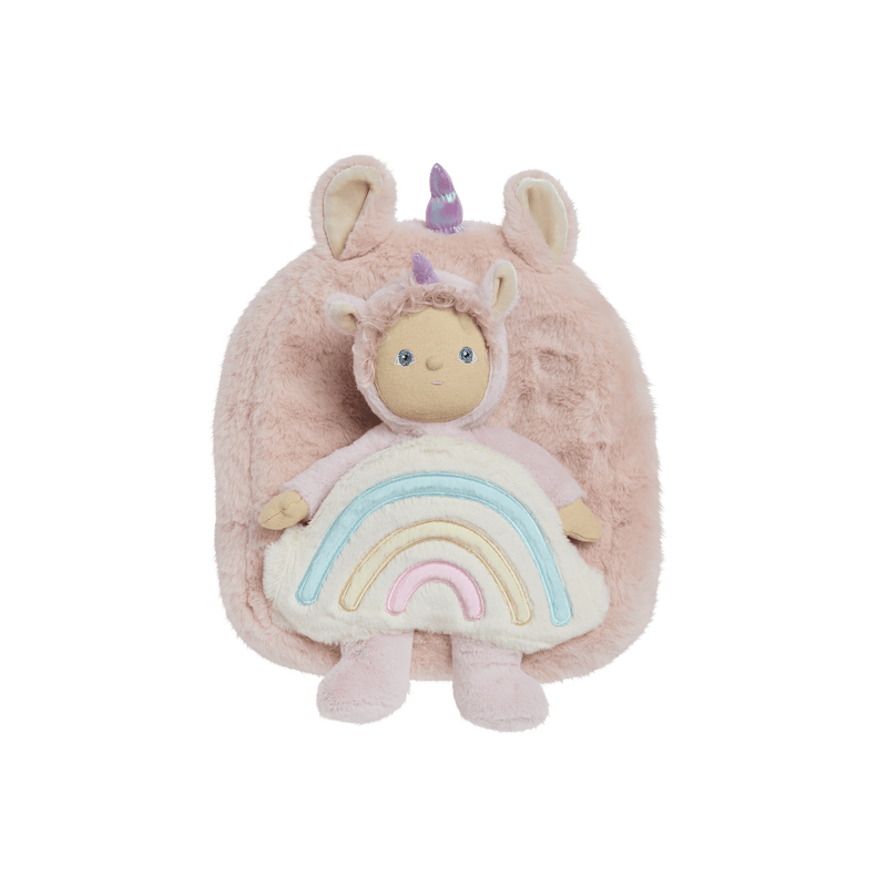 Olli Ella Hopalong Unicorn Backpack - Pink