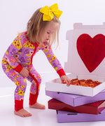 Birdie Bean | Care Bears™ Pizza Valentine Convertible Romper
