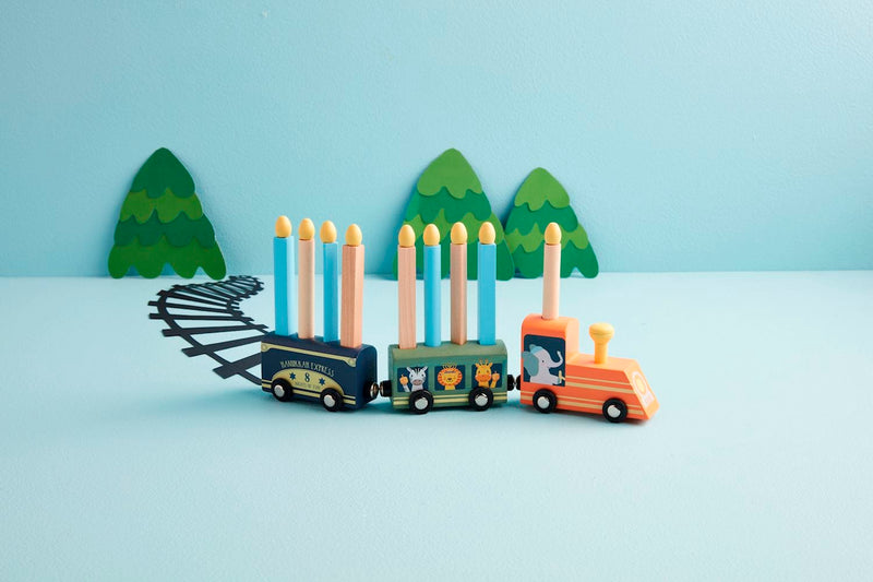 Mud Pie Express Train Menorah