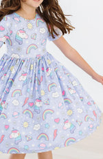 Mila & Rose | Galactic Unicorn S/S Twirl Dress