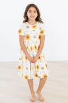 Mila & Rose | Sunflower S/S Pocket Pocket Twirl Dress