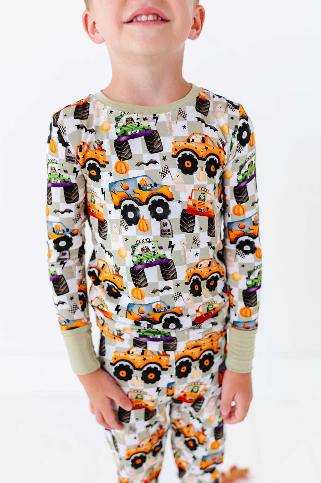 Kiki + Lulu | Wheelie Spooky Long Sleeve Pajamas