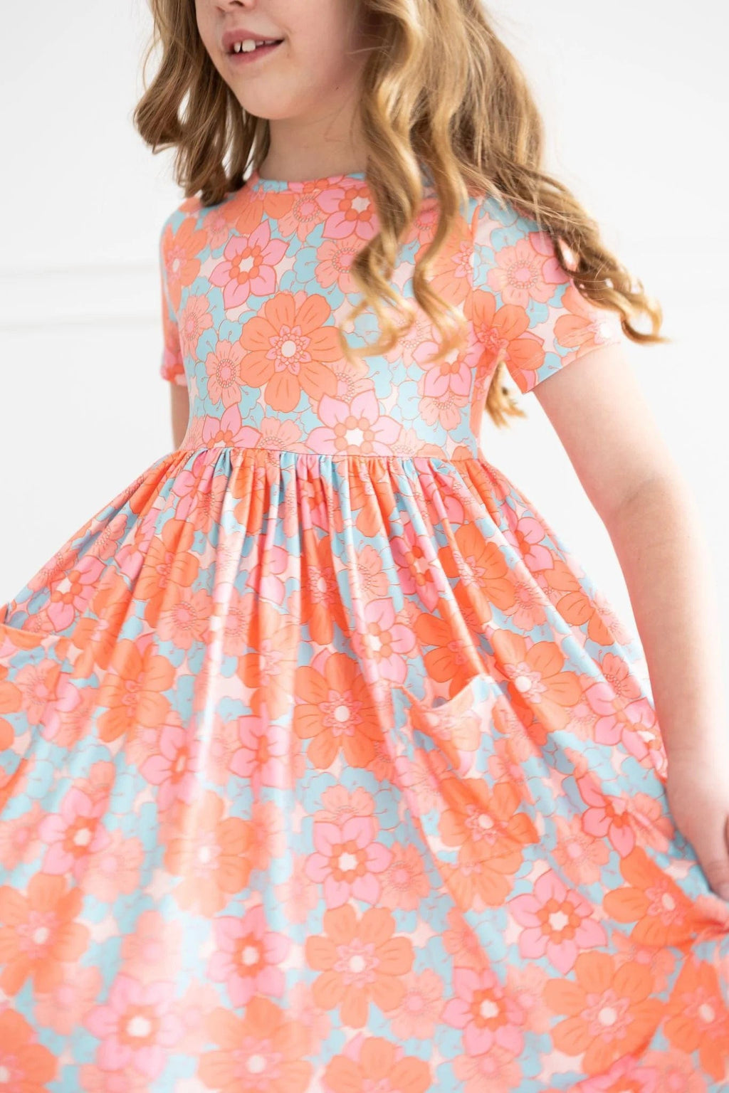 Mila & Rose | Sweet Gardenias S/S Pocket Twirl Dress