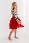 In My Jammers| Christmas Bows Tutu Dress