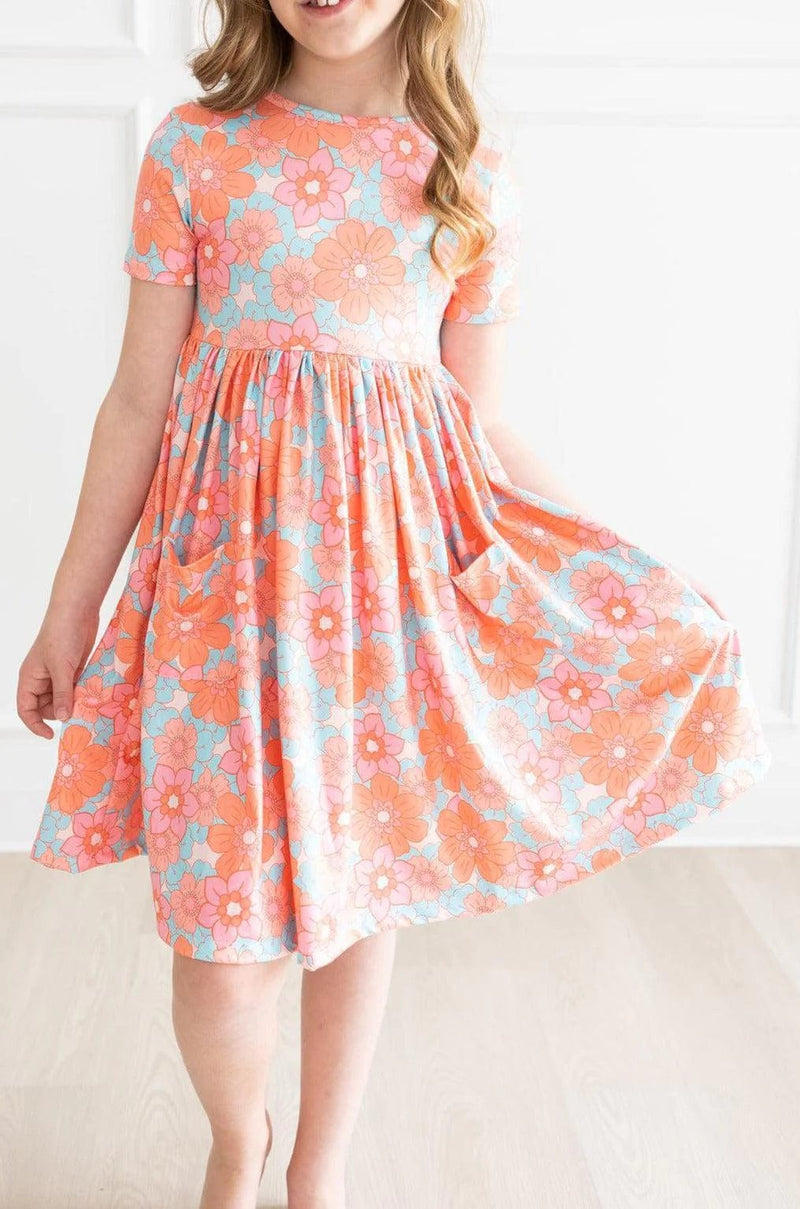 Mila & Rose | Sweet Gardenias S/S Pocket Twirl Dress
