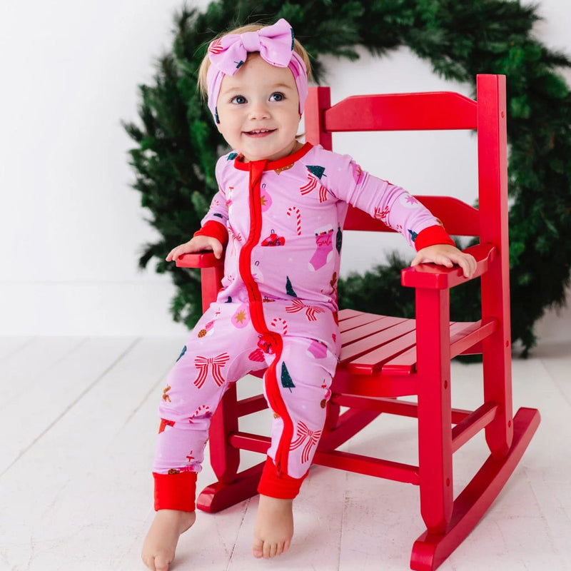 Kiki + Lulu | Merry Pinkmas Convertible Footies