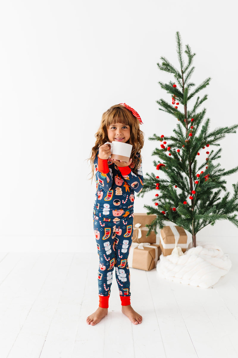 Kiki + Lulu | Hot (Cocoa) To Go Long Sleeve Pajamas