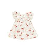 Quincy Mae | Flutter Sleeve Dress - Heart Balloons