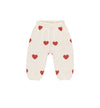 Quincy Mae | Heart Knit Pants - Ivory