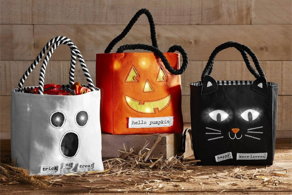 Mud Pie Light Up Ghost Candy Bag