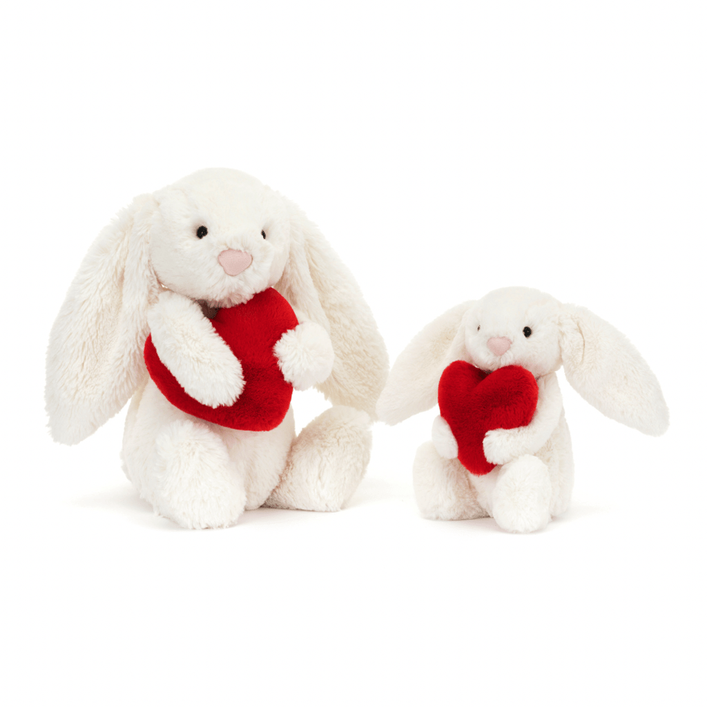 Jellycat Bashful Red Love Heart Bunny