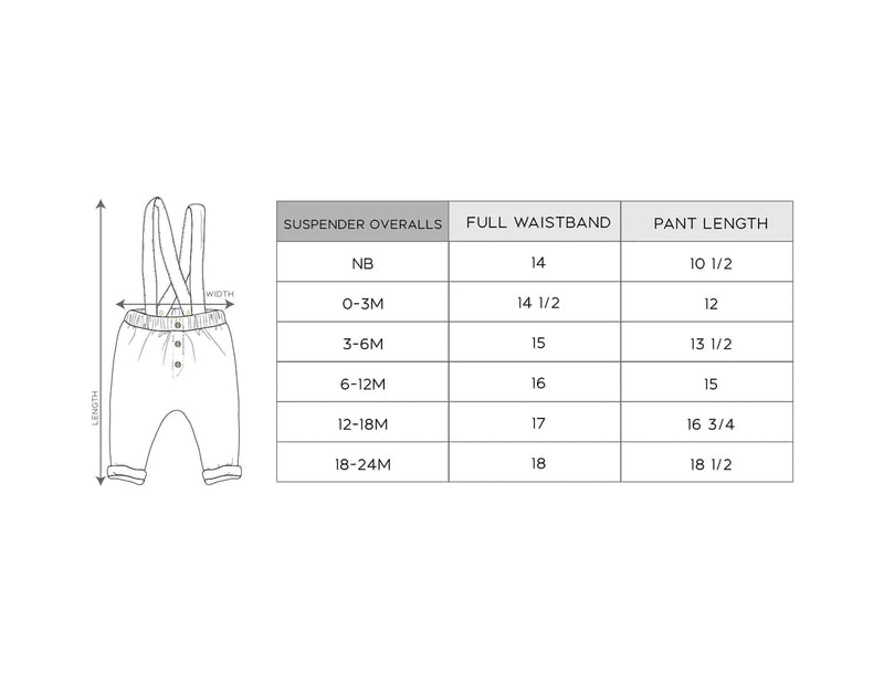 babysprouts | Suspender Overalls - Wheat