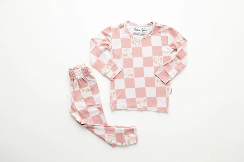 Rose Checkered Pajamas