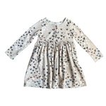 babysprouts | Long Sleeve Henley Dress - Cluster Hearts