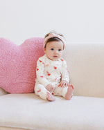 Quincy Mae | Zip Long Sleeve Sleeper - Heart Balloons