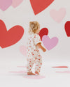 Quincy Mae | Jersey Tee & Pant Set - Heart Balloons